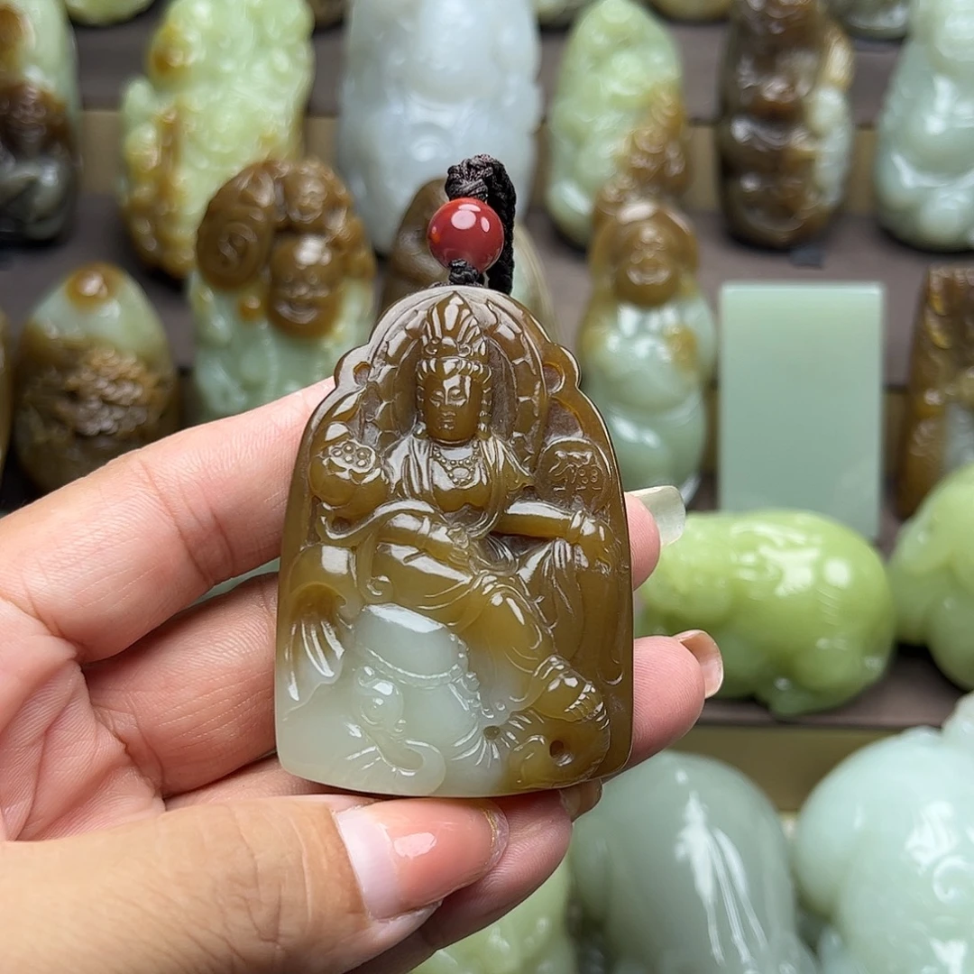 魔***大和田玉未镶嵌颈饰
