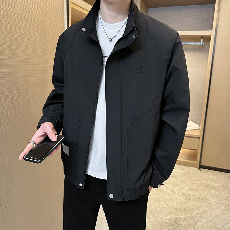 TUCANO/啄木鳥男士立领夹克2025春季新款潮流百搭休闲外套上衣帅