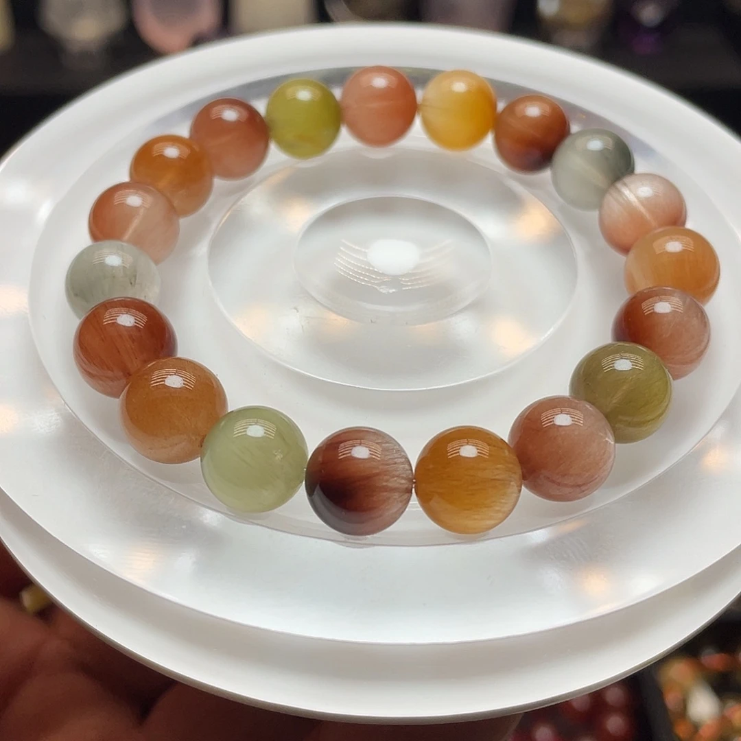 水晶手链未镶嵌彩发晶手链