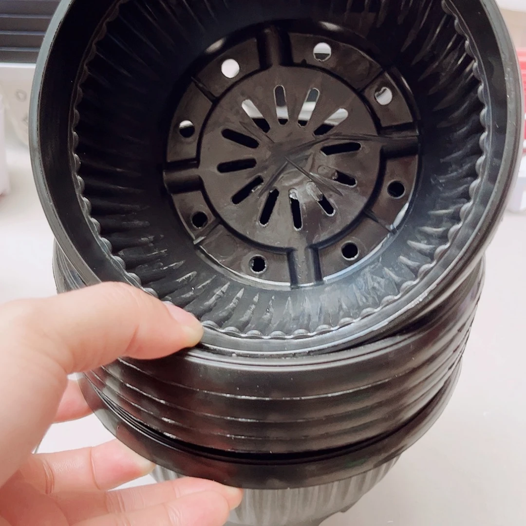 聚宝盆口17高8黑盆15个无托