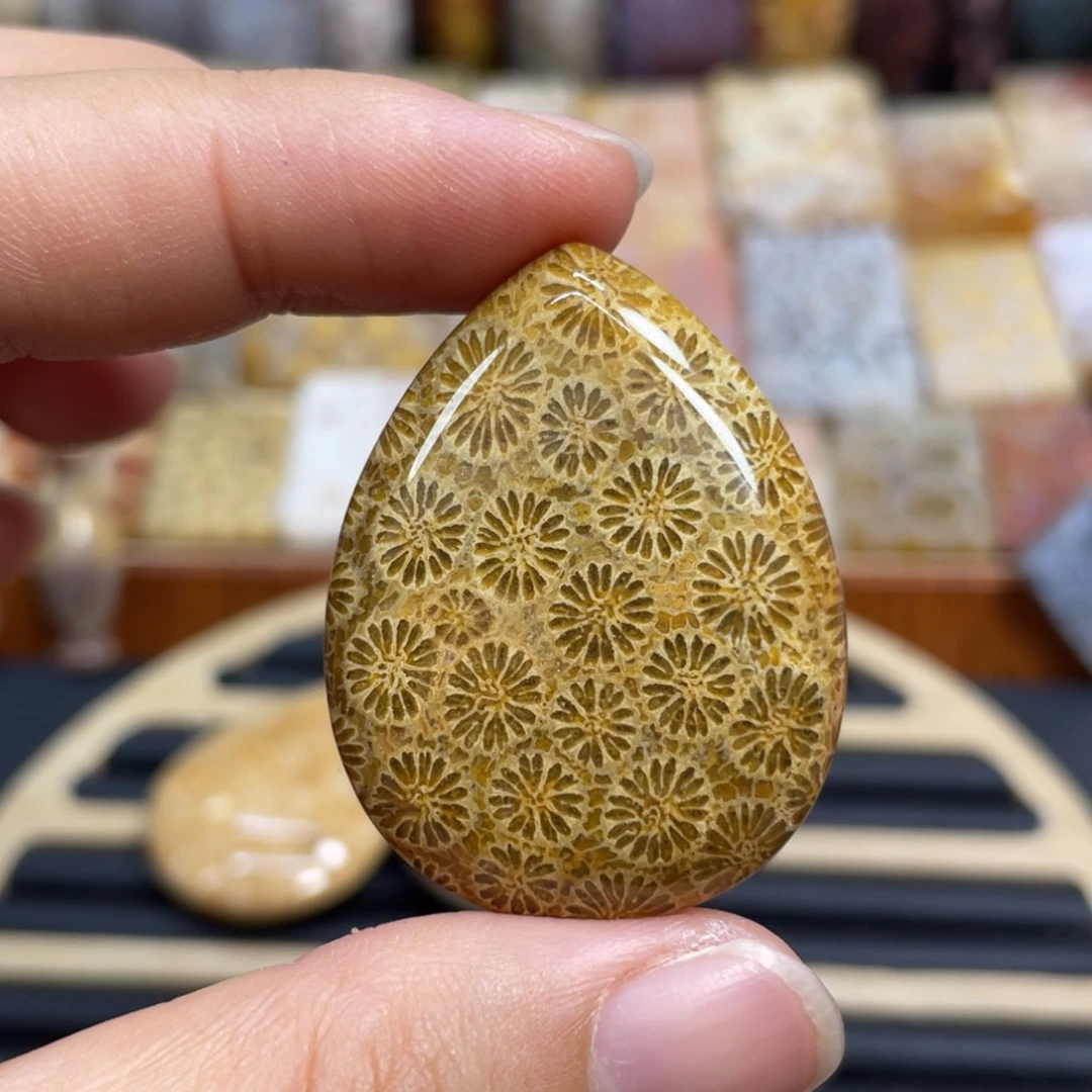 硅化玉未镶嵌颈饰k70