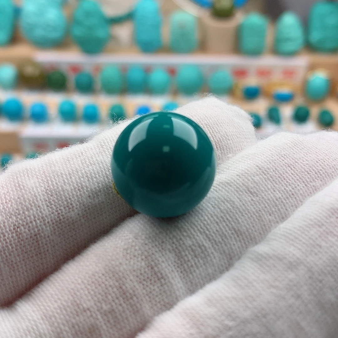 玉***生绿松石未镶嵌配饰16.4