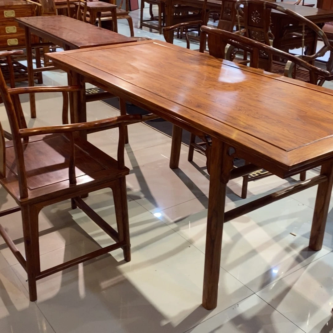 香枝木类成套家具斗**佛降香黄檀茶桌六件套订金