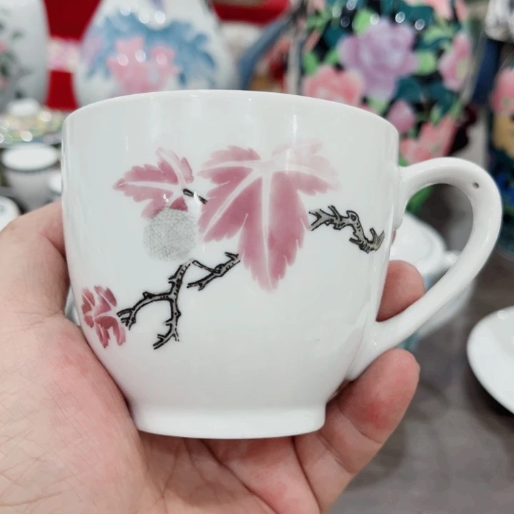 壶釉下五彩的瓷器和瓷器的