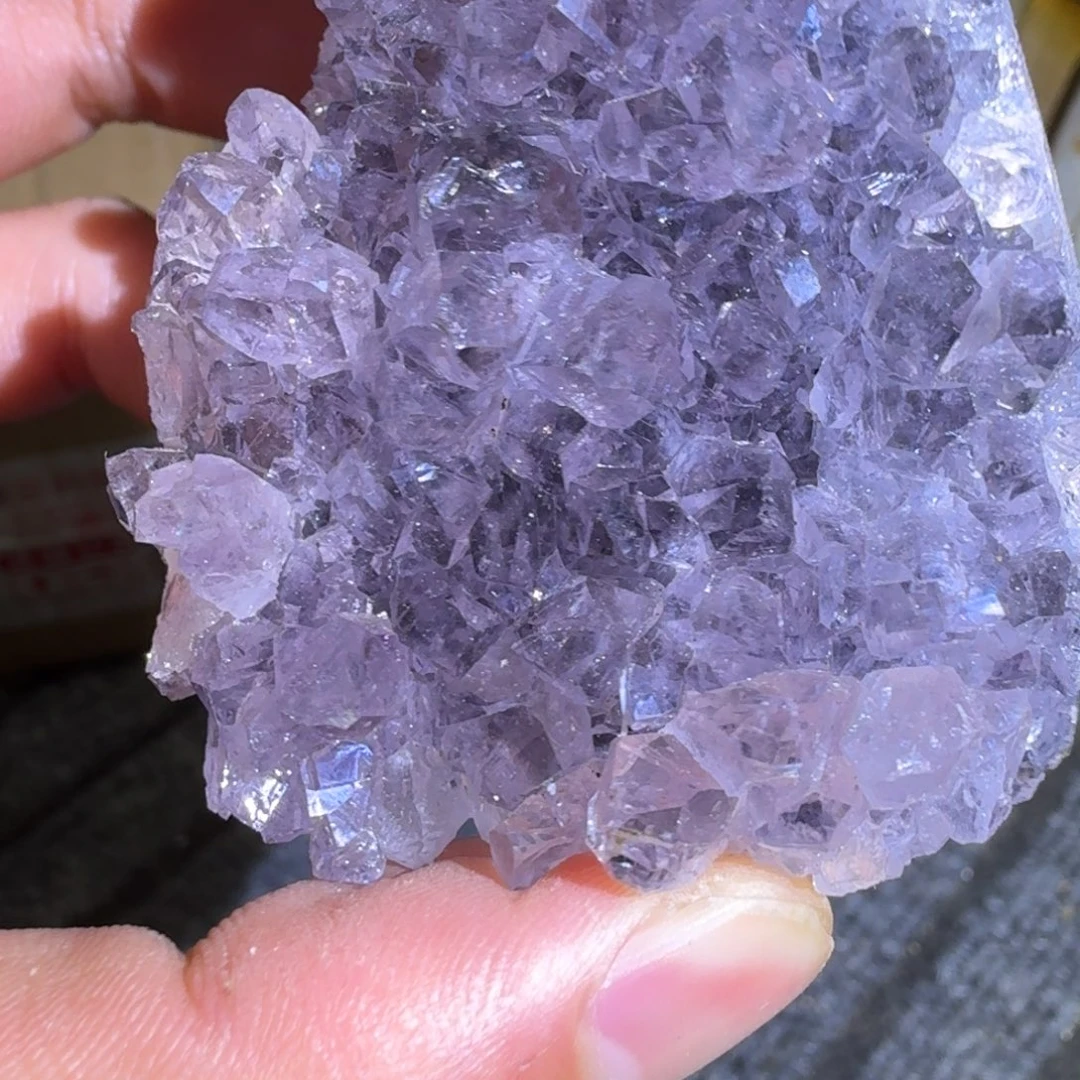 银S925镶嵌紫晶大型摆件（非配饰）