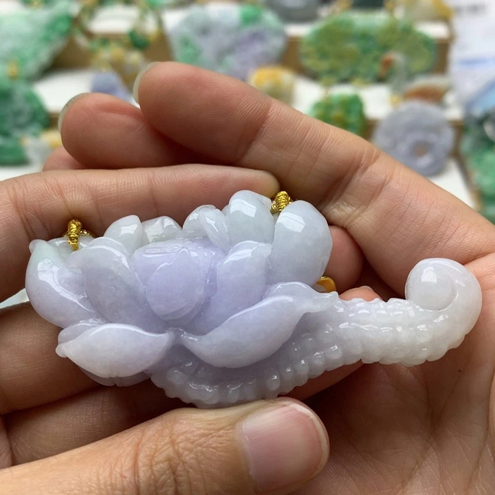 颈饰未镶嵌翡翠翡翠