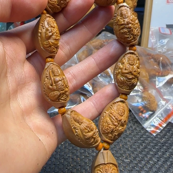 橄榄核手串/手链包衣八大护法