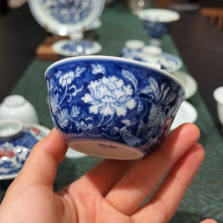 乎雨良物名窑口胎釉单杯杯