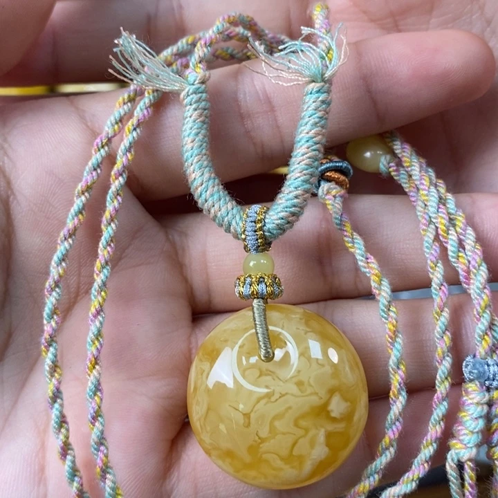 未镶嵌琥珀裸石公主扣