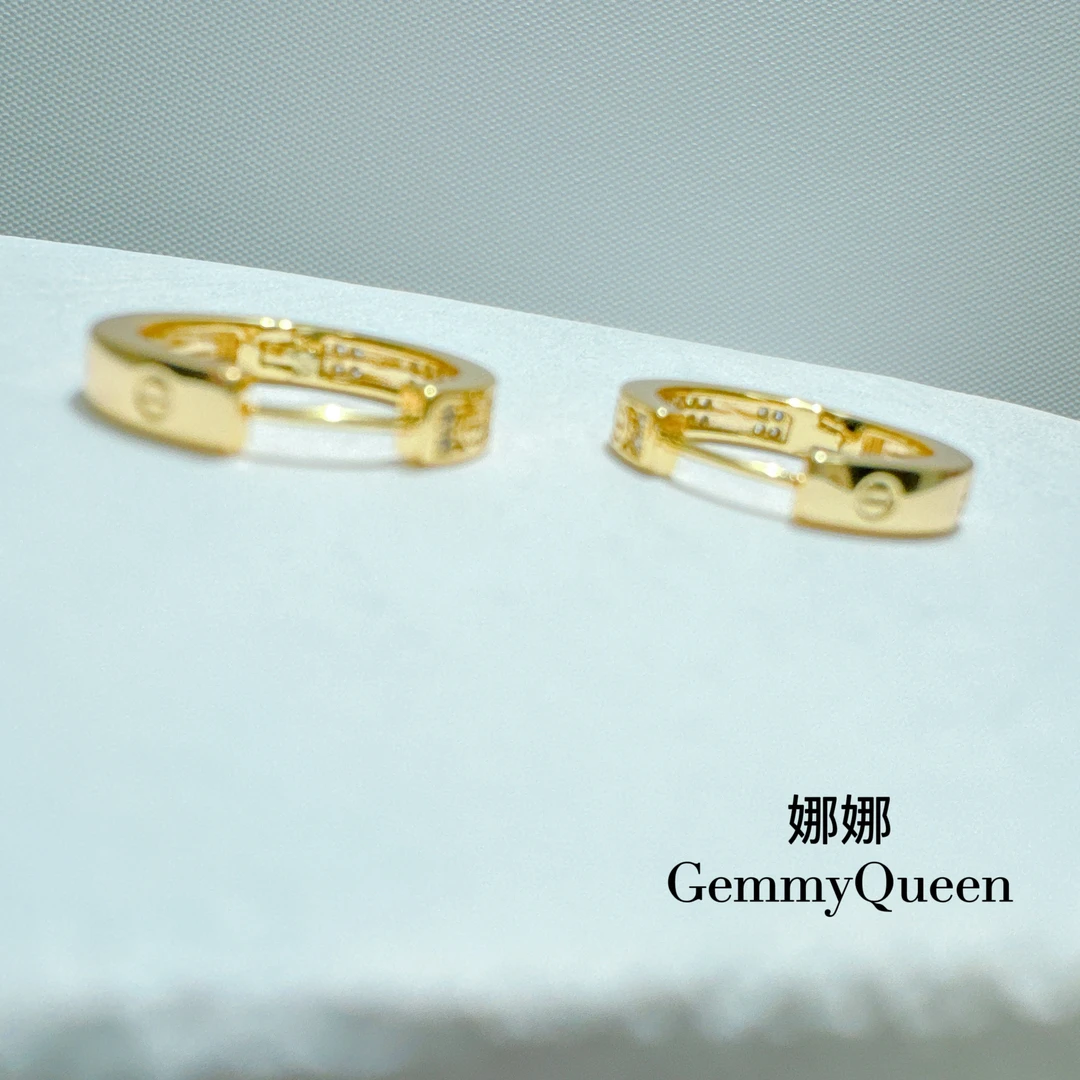 铜合金合成锆石耳饰 闪耀GemmyQueen耳环GQ01978