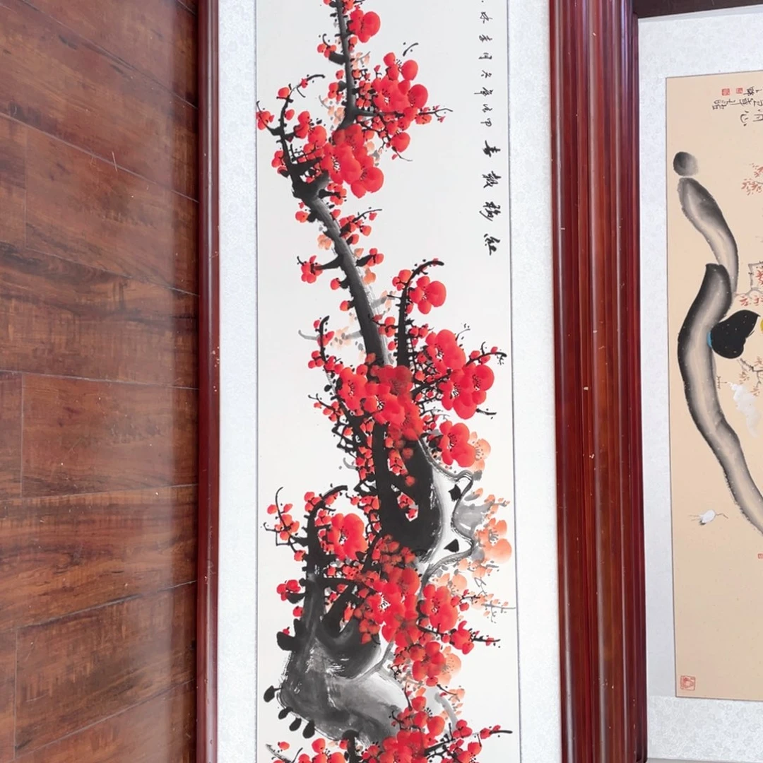 国画带框尺寸48*163厘米