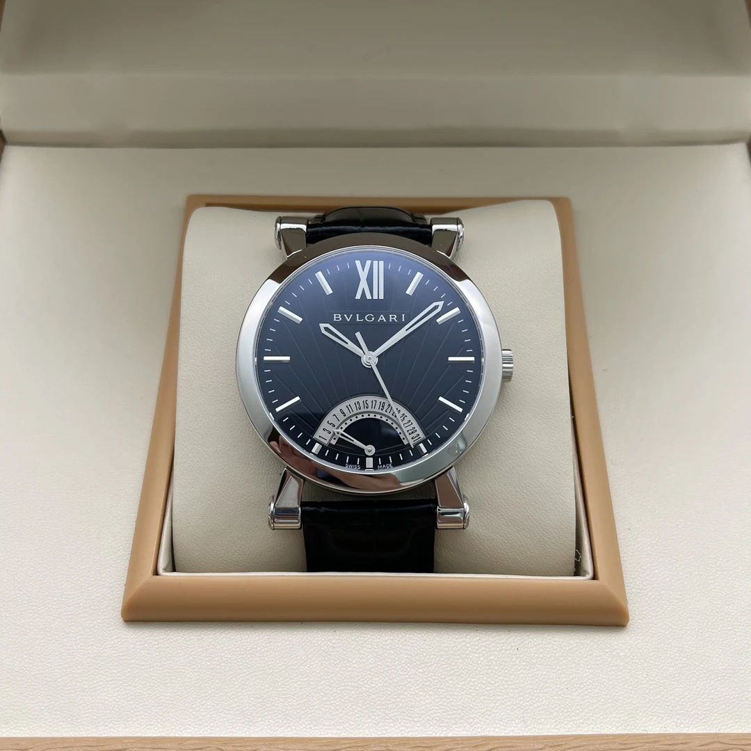 95新 BVLGARI/宝格丽 飞返/A83371/自动机械男表/表径42mm