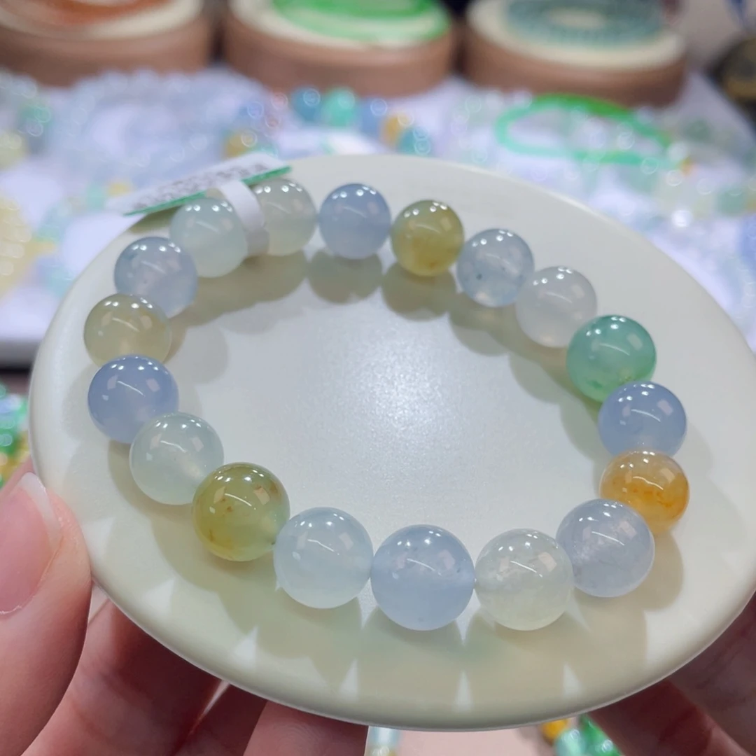 未镶嵌手链翡翠冰胶马卡龙卡10