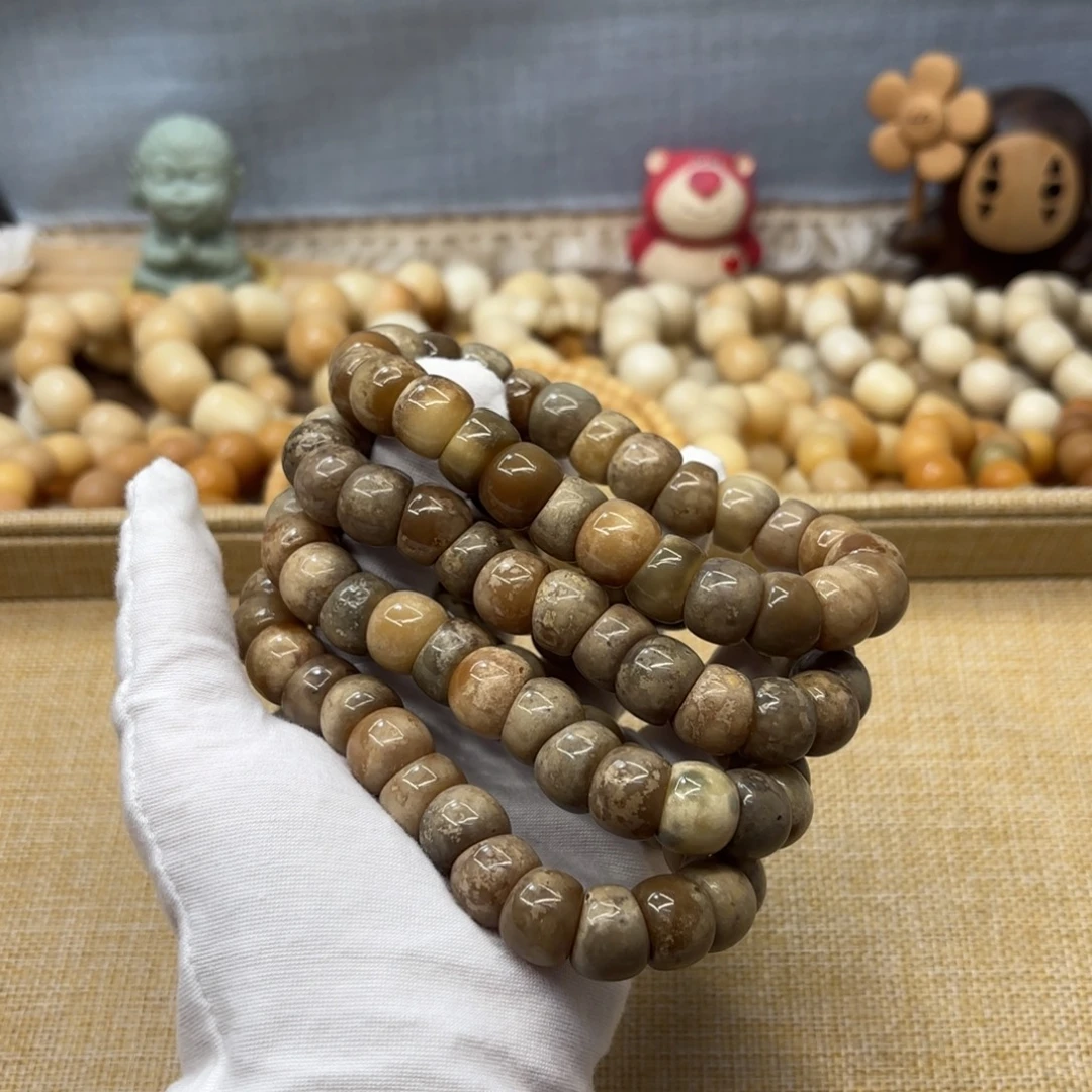 吊坠菩提根/象牙果14+水磨松花肠默认瑕福利一锅920