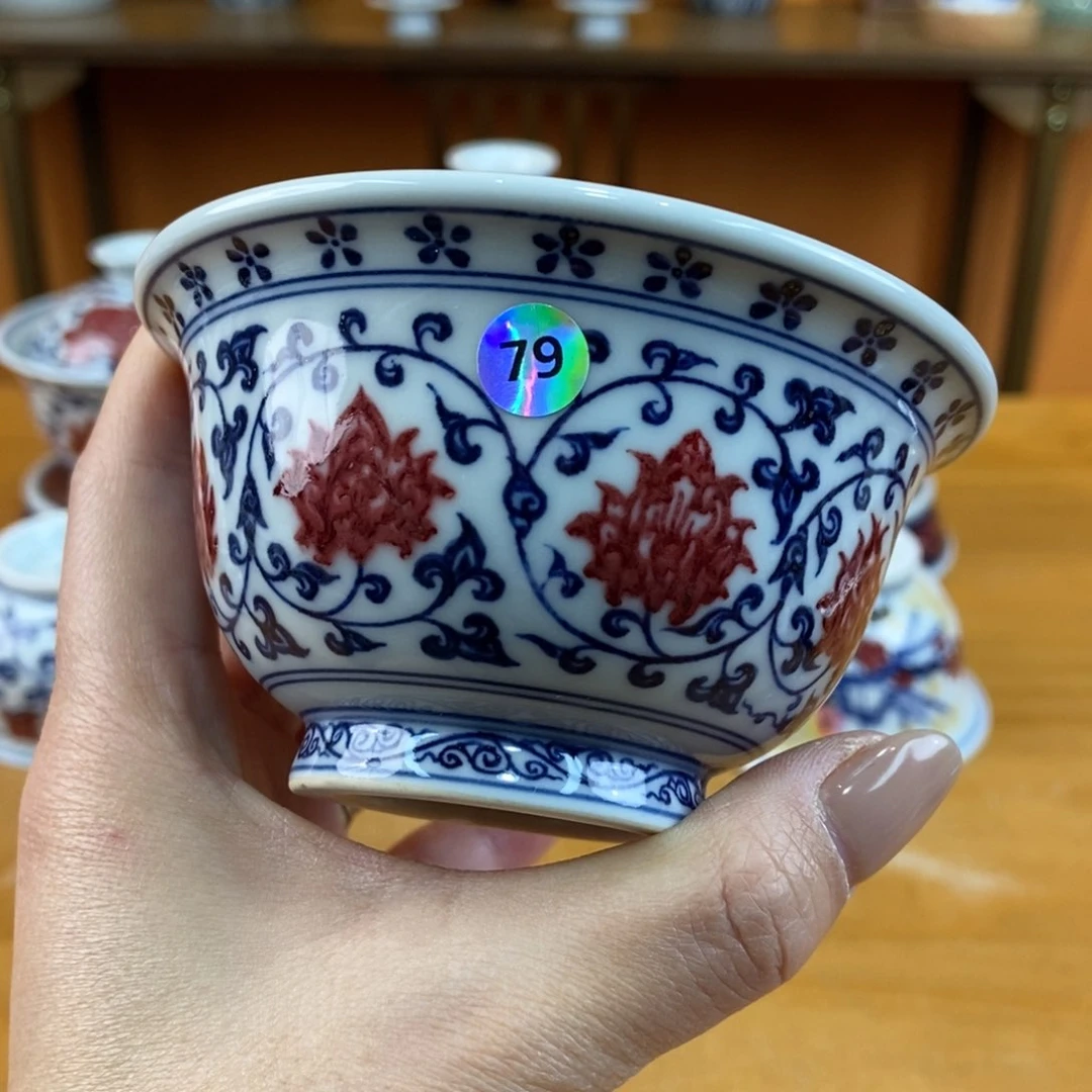 手绘现代茶具非古董