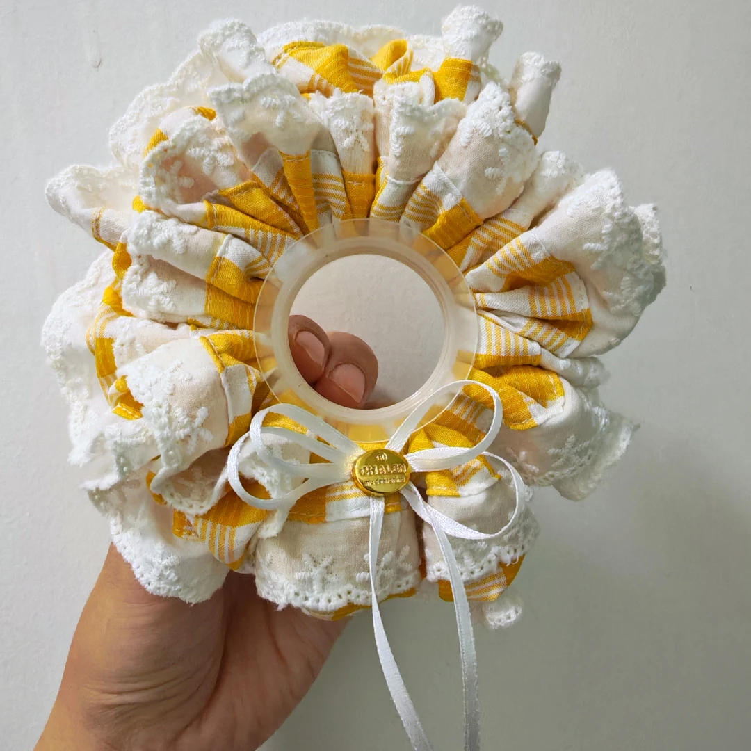 手作飘带甜美通用发圈甜美风发绳发饰时尚日韩女