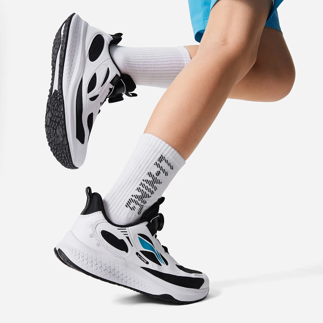 【李宁儿童】李宁儿童男女童新款星穹减震回弹透气网面体考跑步鞋YK