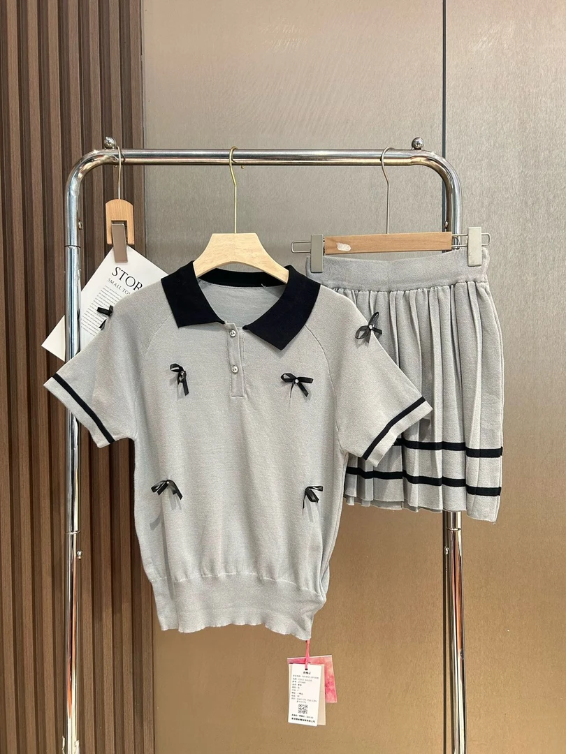 学院风女装针织衫套装JYF2489