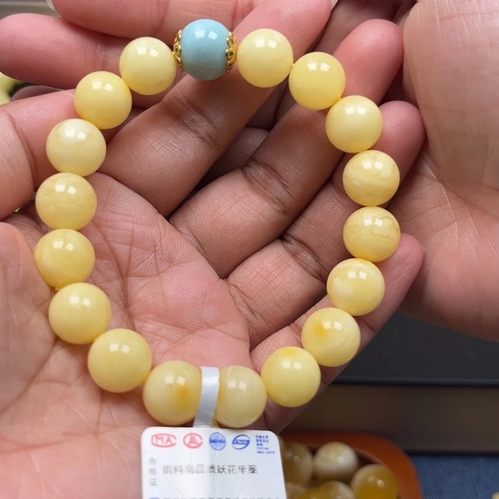 琥珀未镶嵌珠宝奇石M273号11+白蜡妖花