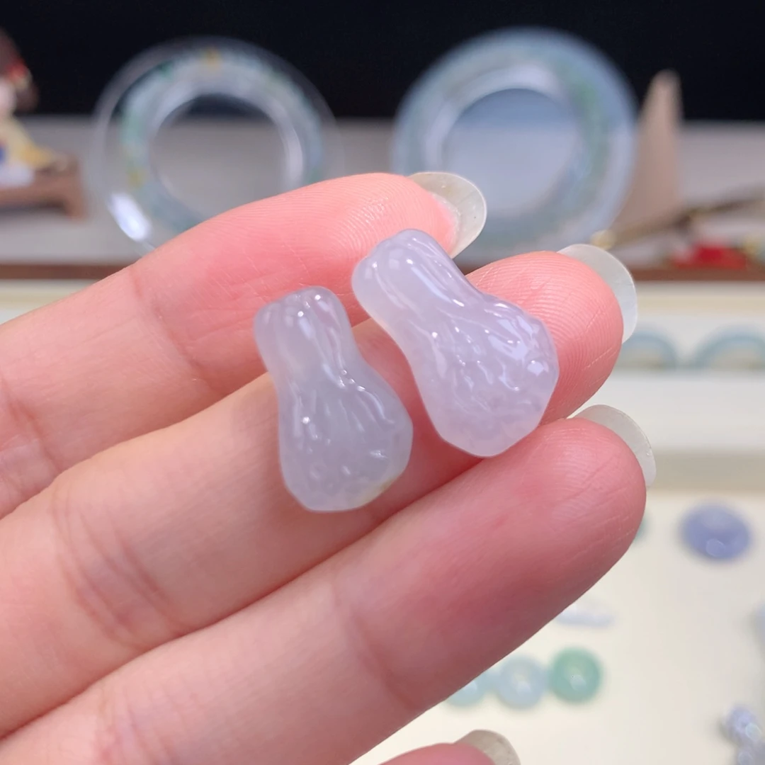 翡翠裸石翡翠玉白菜
