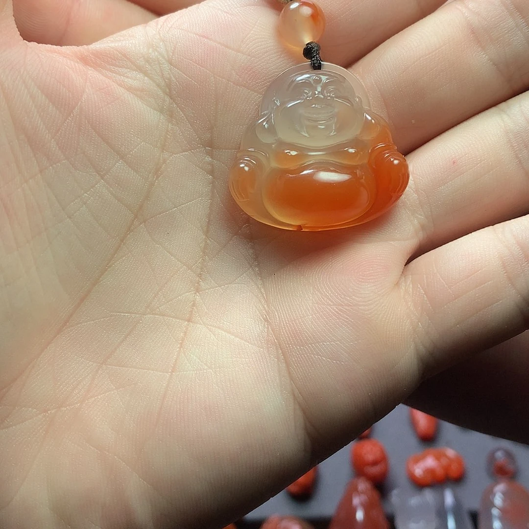 火***空未镶嵌1南红玛瑙佛公