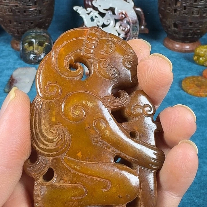 和田玉（糖玉）未镶嵌挂件