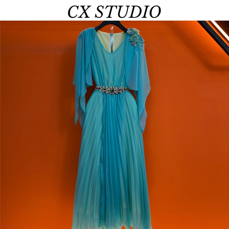 QC[YC]编码09 经典收腰轻奢时尚夏季连衣裙（定制女装）TG820