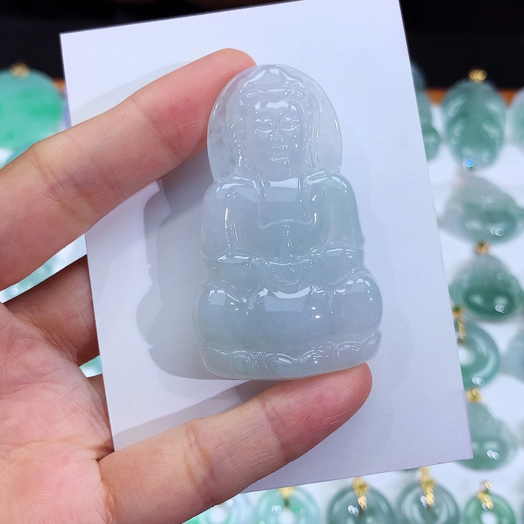 翡翠未镶嵌颈饰翡翠吊坠