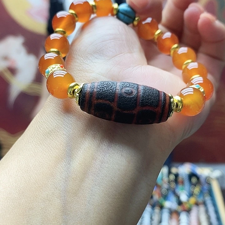 玛瑙/玉髓合金颈饰