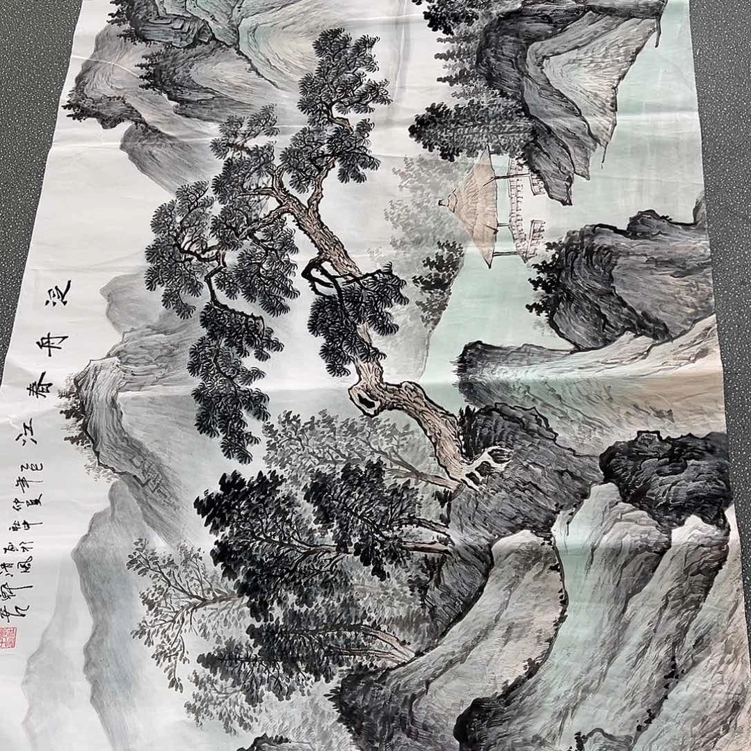 潍***产国画手绘保证质量保证