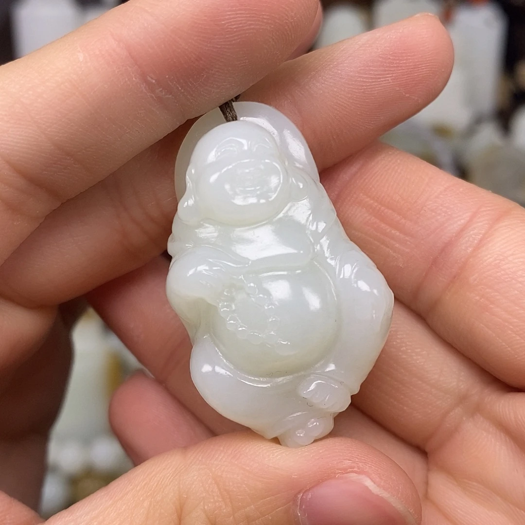 和田玉未镶嵌颈饰60