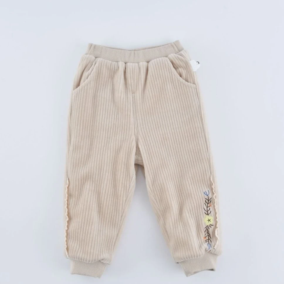 针织夹棉长裤93428018