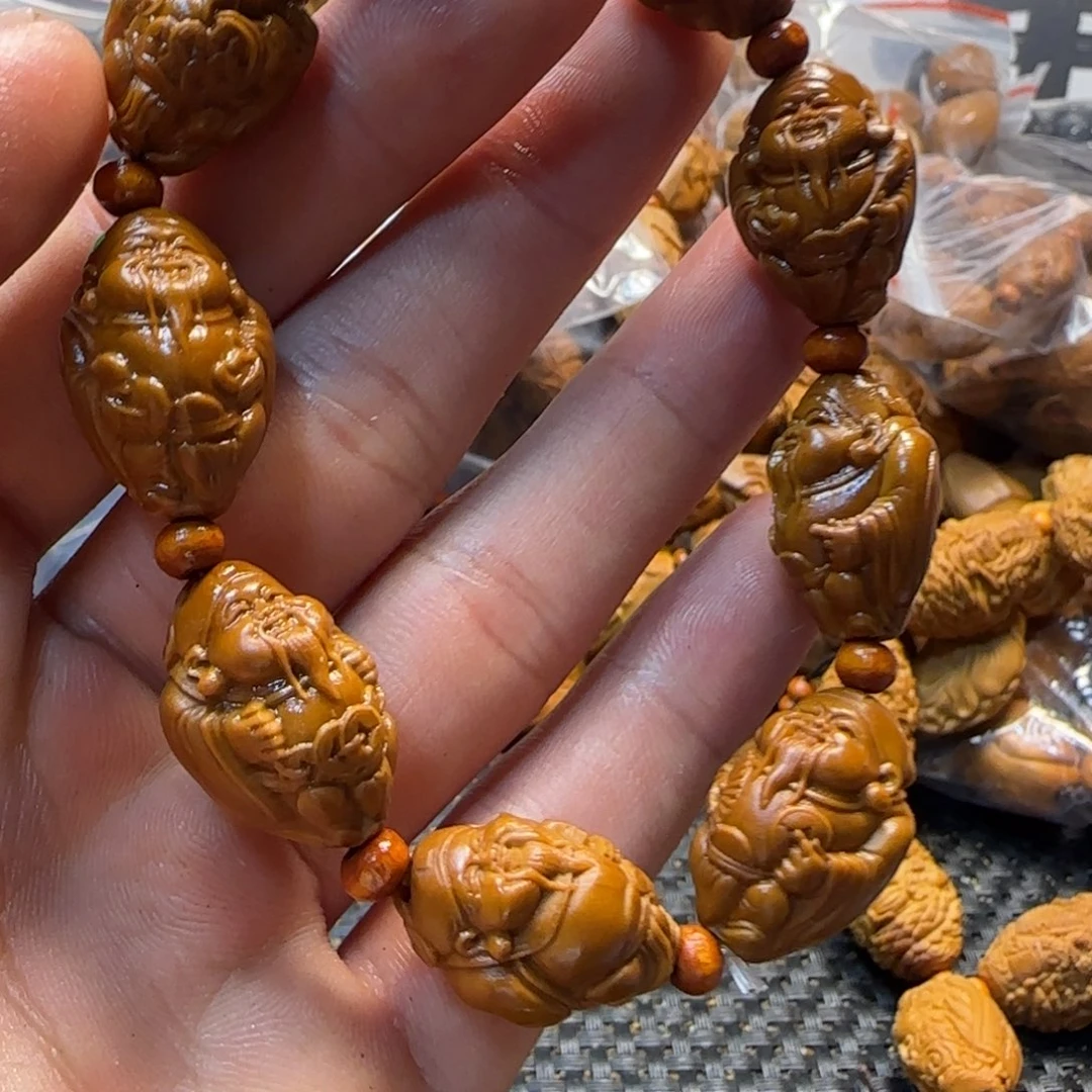 橄榄核手串/手链胡子财神