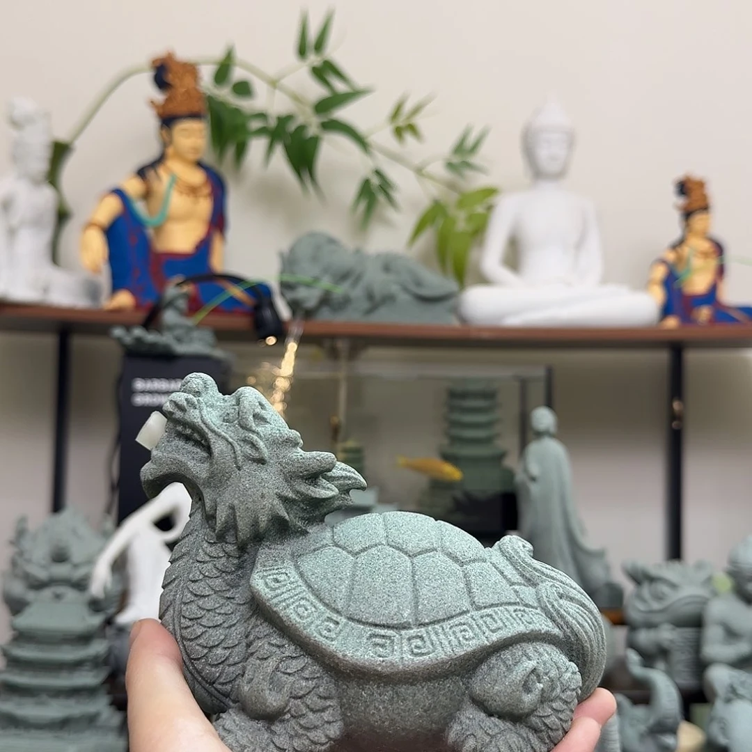 石材龙龟玄武流水不带泵