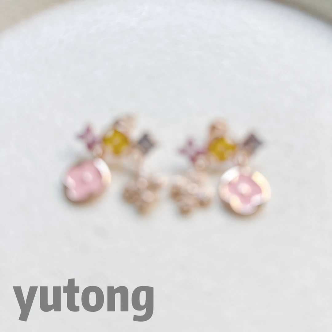 铜合金锆石耳饰 【雨桐轻奢饰品】设计款耳环YT02885