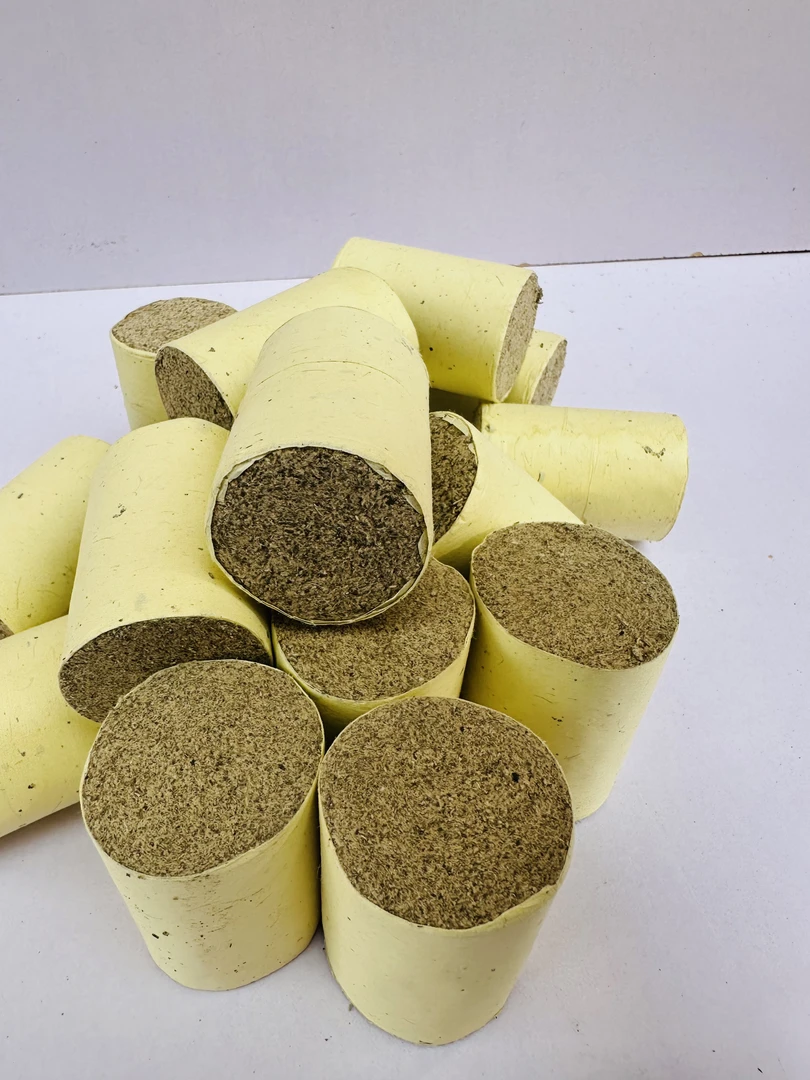 艾柱3cm*4cm石磨艾蕲艾石磨冷加工陈3年纯艾叶石碾冷加工古法工艺