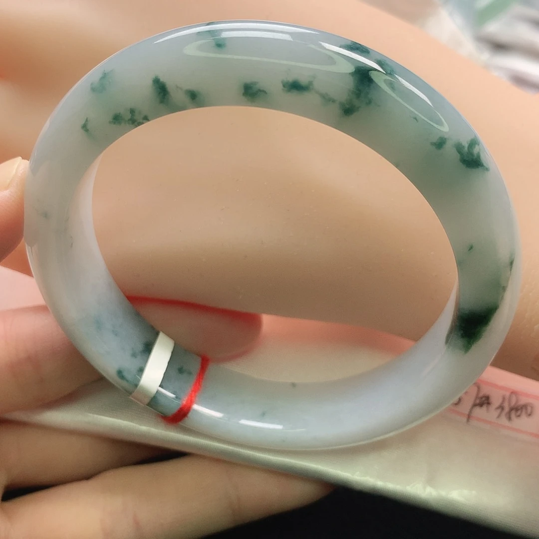 翡翠未镶嵌手镯缅甸5657