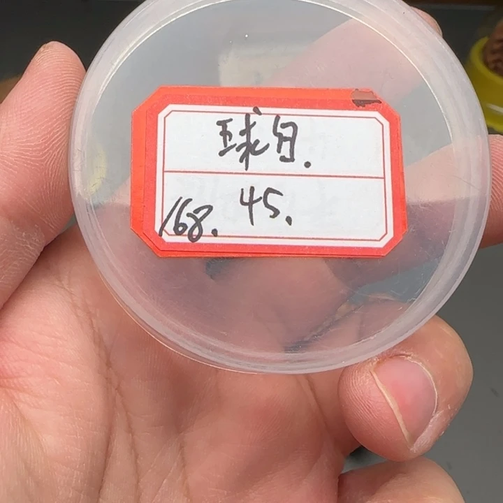 我***毛文玩核桃吊坠白狮子