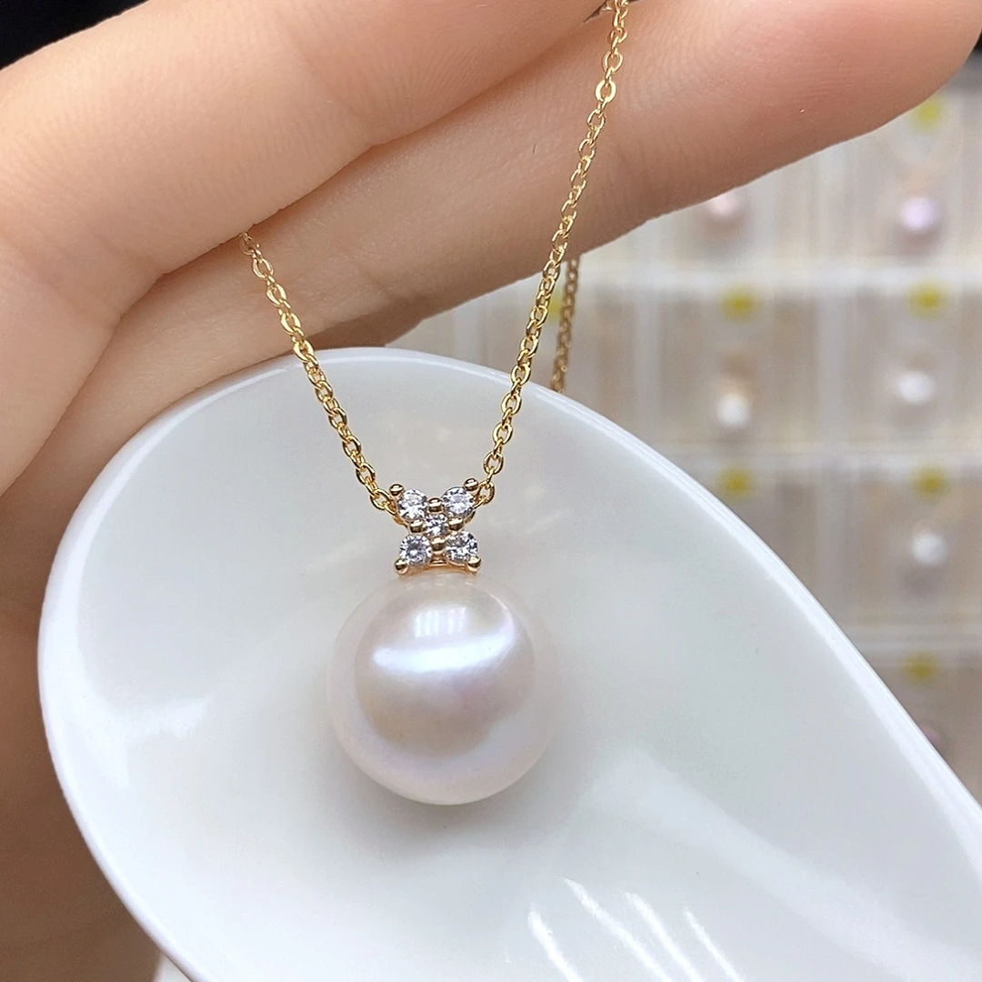 淡水珍珠合金颈饰