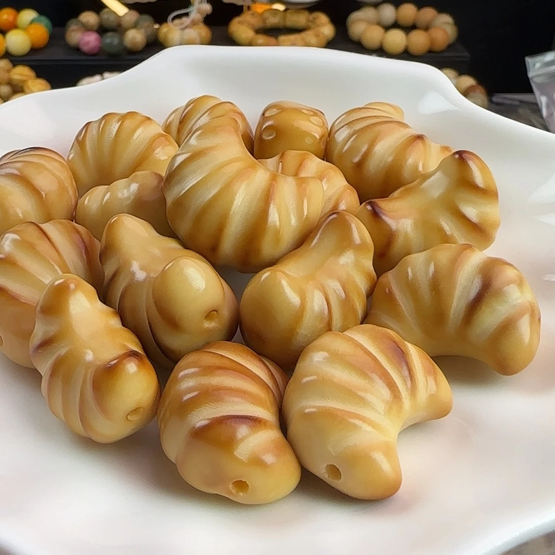 菩提根/象牙果吊坠全品炭烤牛角包10颗