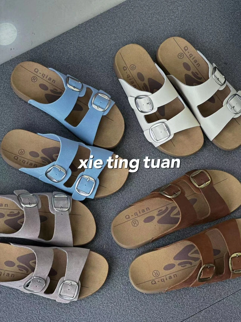 微瑕吐司鞋勃肯拖新外穿女拖鞋716