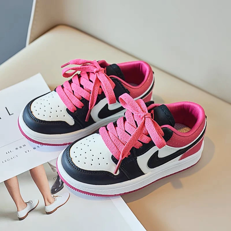 巴拉AJ儿童童鞋夜光2025春秋新款女童鞋子男童鞋子中大童学生潮鞋