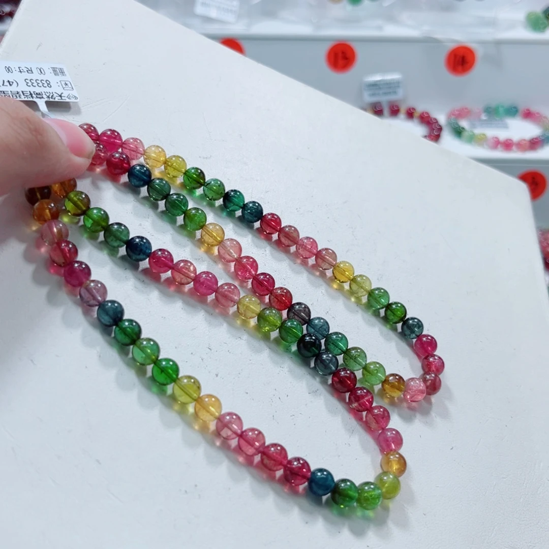 未镶嵌手链碧玺碧玺