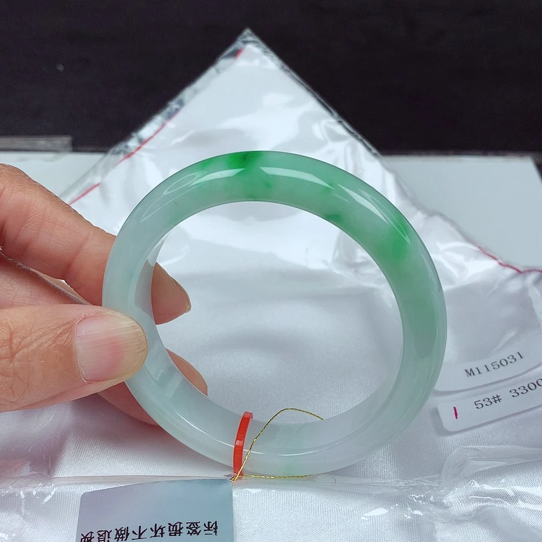未镶嵌手镯翡翠53圈5031