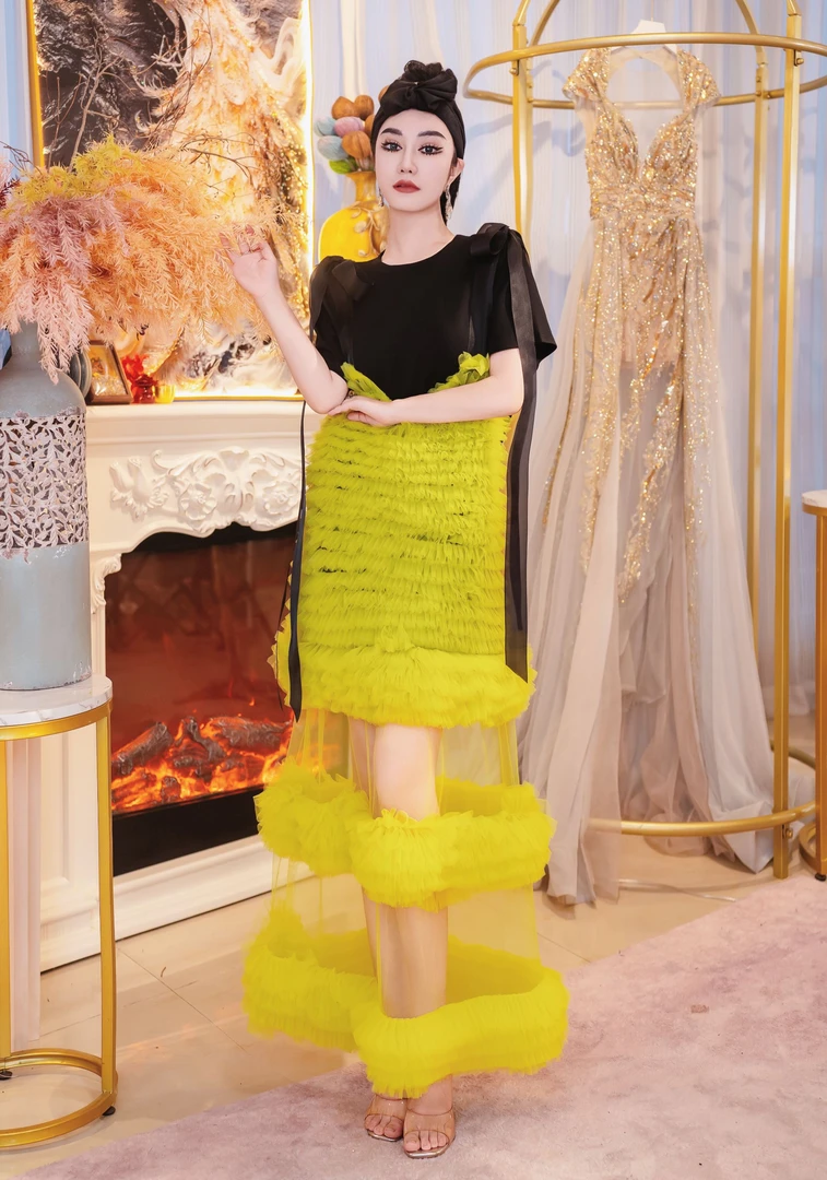 【星姐推荐】星原创高级定制【青衫律】设计师夏季轻奢名媛连衣裙