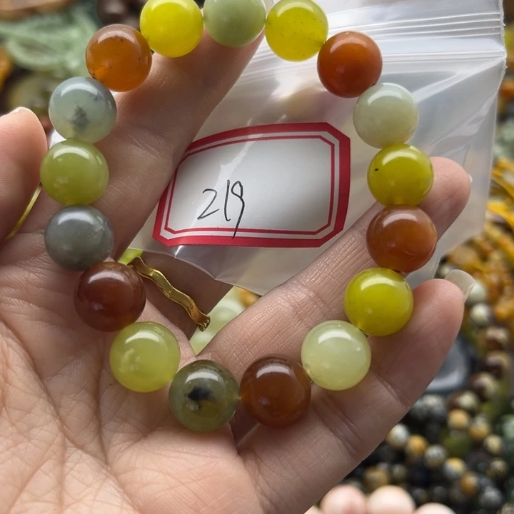 蛇纹石玉未镶嵌手链