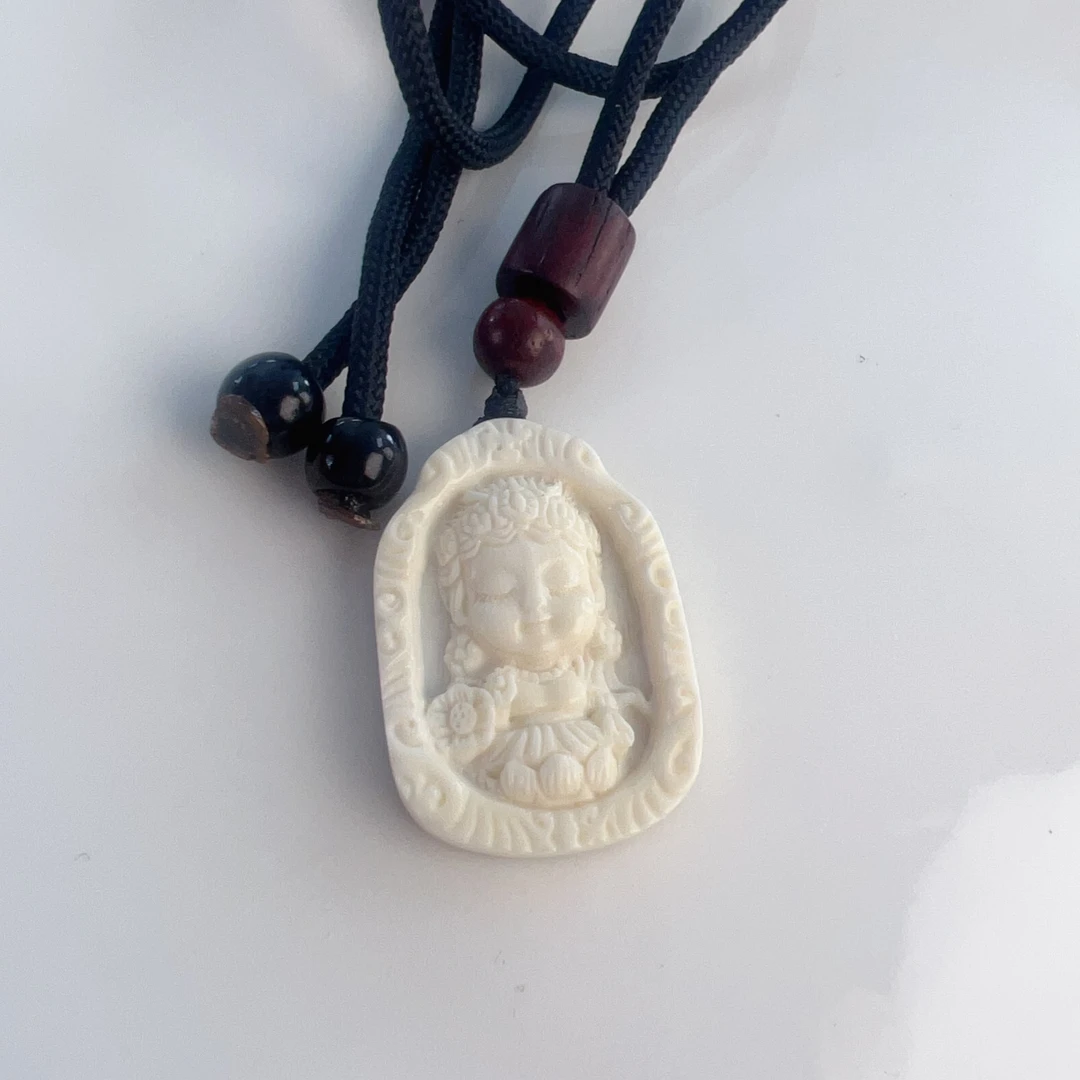 猛犸牙度母宝宝佛吊坠