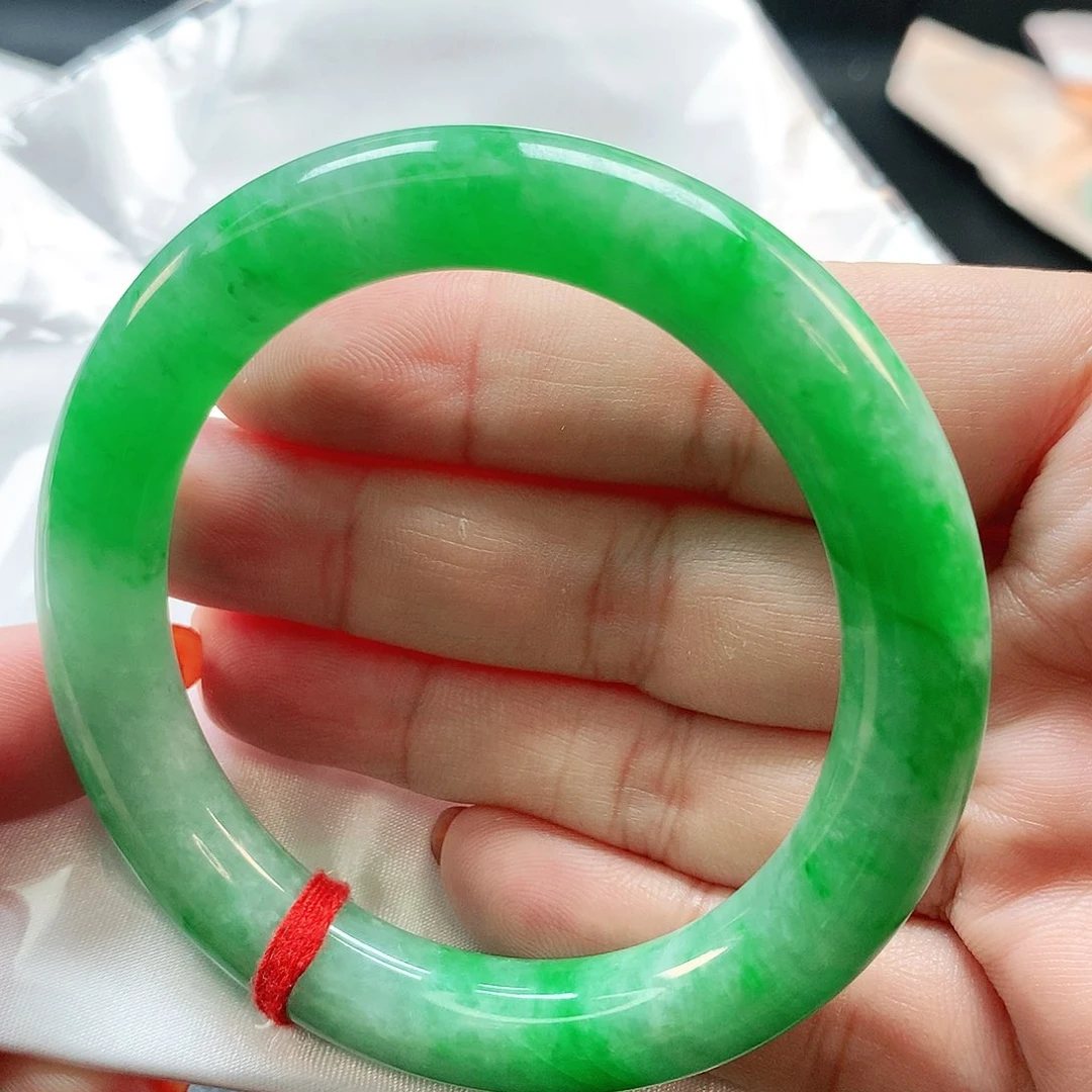 未镶嵌手镯翡翠圆条2873