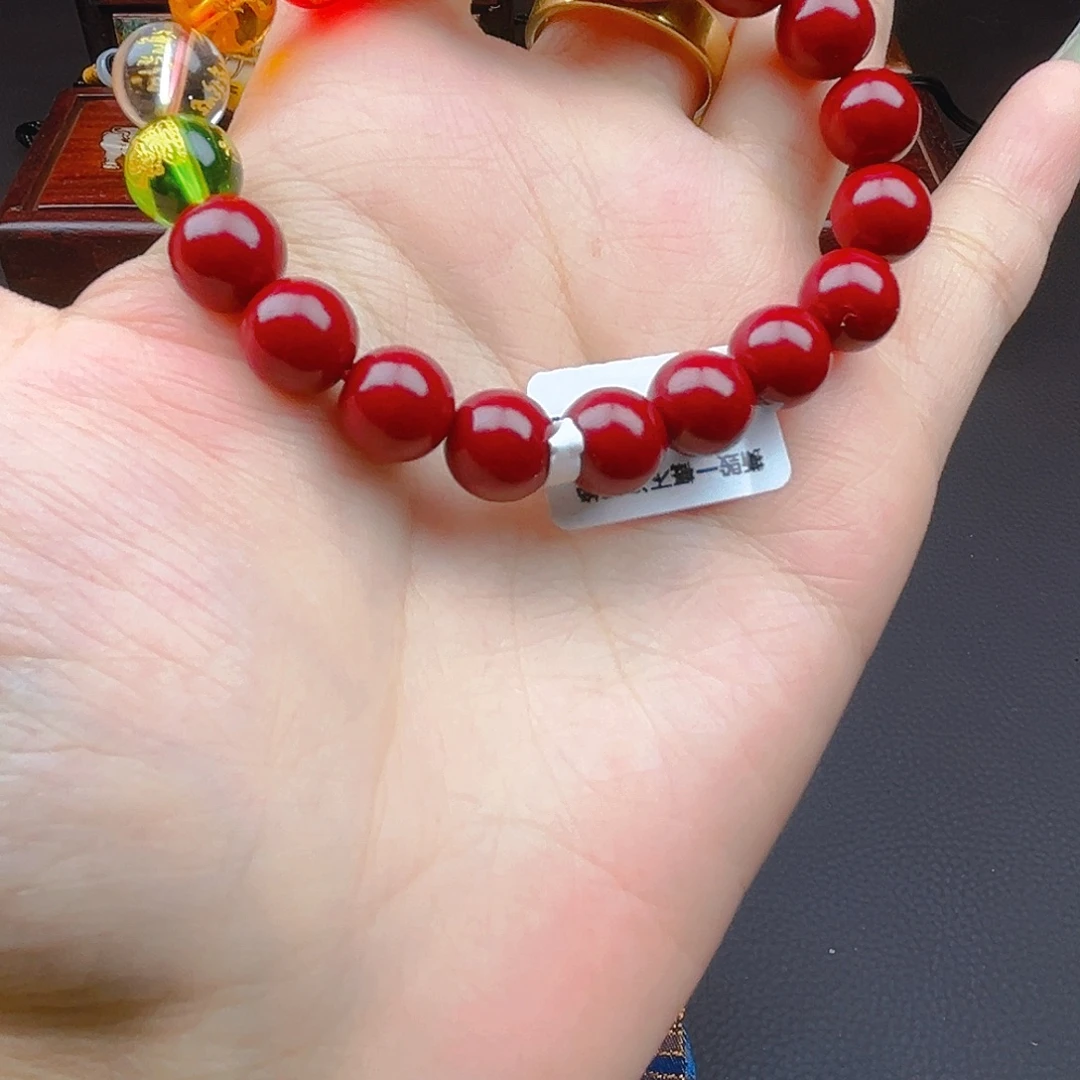 手链未镶嵌和田玉（糖玉）