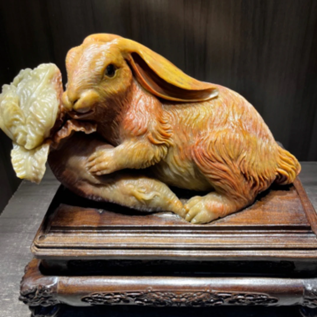 客厅书房装饰品日常送礼玄关、兔子摆件工艺品